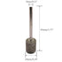 20Pcs Diamond Grinding Bits, 10mm Cylinder Head, 3mm Shank, 45mm Long Diamond Coated Burr Mounted Point