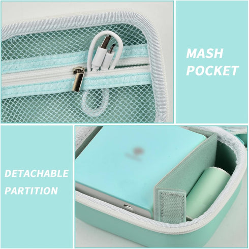Case for Memoking T02/ for Phomemo M02/ T02/ M02S/ M02 pro/ Q30S/ M02X (Inkless Sticker Photo Printer, Portable Printer