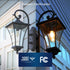 ST19 Bulb, 8W (100W 1400LM,Vintage E26 2700K 2Pack FLSNT Dusk to Dawn Outdoor Sensor LED Light Eqv.), Filament Base