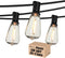 DAMAING Outdoor String Lights 50 FT Waterproof Patio Light String Lights with
