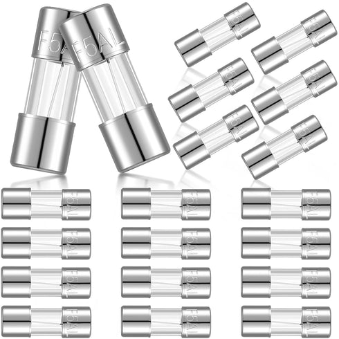 Christmas Light Fuses 125 Volt 5 Amp Fast Christmas Replacement Glass Fuse