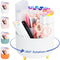 Desk Pen Holder with 5 Compartments - 360° Rotating Organizer for Women and Men, Tidy Desk Caddy