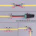 2 Pin 5mm COB LED Strip Connectors, 8 Pcs Strip to Strip, 22 Pcs Strip to Wire, 11 Pcs 22AWG 15cm Long Extension Wires