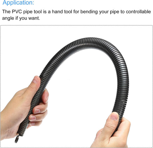 PATIKIL 12.3mm OD A Type Spring Tube Bender, 520mm Long for 16mm PVC Pipe in Home Renovations