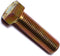 Grade 8 Fine Hex Cap Screws, 7/16-20 x 1-1/2, Piece-5, Yellow