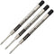 Retro 51 9000 Easy Flow Ballpoint Refills, Black Ink, 3-Pack – German Engineered for Tornado Pens, Smooth Writing