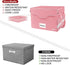 DocSafe File Box Fireproof Document Box with Lock, Collapsible Portable File Box for Home Office
