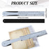 PerKoop Plastic Document Sorter - Alphabetical File Organizer, Compact Upright Space Saving Paper Organizer for Office,