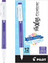 Pilot FriXion Fineliner Erasable Marker Pens, Fine Point, Pack of 12, Purple