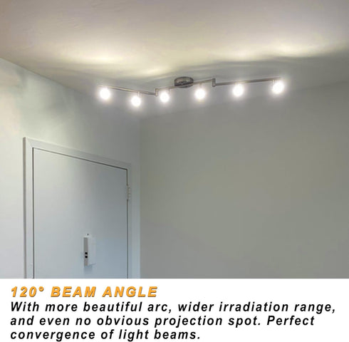 ALIDE MR16 50W LED Bulbs Replacement, 5W MR16 GU5.3 Bi-Pin, 4000K Natural White, 12V MR16 LED Bulb for Overhead