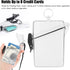 Transparent Clear Waterproof ID Card Badge Holder Case, Vertical Holders with Lanyard and Keychain for Office Supplies