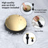 GGStudy Plastic Pop Up Drain with Overflow Assembly, Brushed Gold Lavatory Vanity Sink Drain Stopper