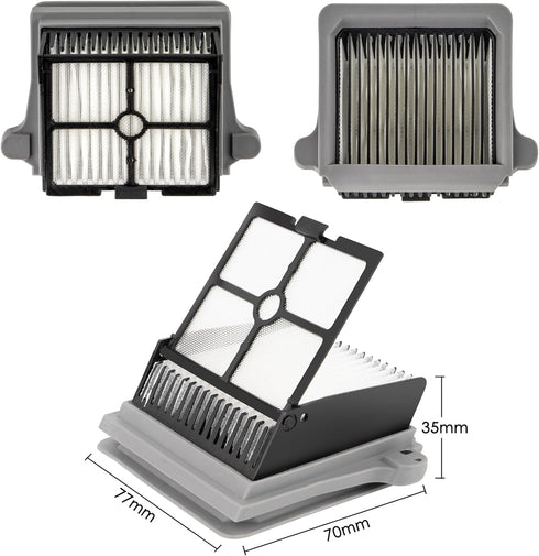 BRUVISH (5 Pack) S7 S6 S7 S6/ 5 ONE PRO, ONE HEPA Filters Compatible With Tineco Floor ONE PRO/ONE iFLOOR Breeze