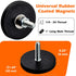 MUTUACTOR Neodymium Rubber Coated Magnet, 1/4-20, 4PCS Heavy Duty Non-Scratch Magnets for Camera Mount