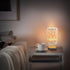 ALAZA Eiffel Tower Yellow Floral Bedside Table Lamp for Bedroom Living Room Nightstand LED Light Lamps,Bedside Lamps