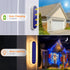 Mailbox (4 Pack) YiLaie Solar Step Lights Outdoor Waterproof, Warm White Solar Stair Lights Outdoor Solar Powered