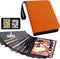 Jumbo Card Binder - 100 Pockets Hold Oversized Big Card, 3 Rings with 50 Double Side Removable Pages