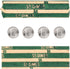 Dime Coin Wrappers, 100 Flat Striped Coin Wrappers