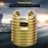 20Pcs Self Tapping Thread Inserts M2-M16 - Carbon Steel Thread Repair Inserts, 302 Type Combination Kit Set
