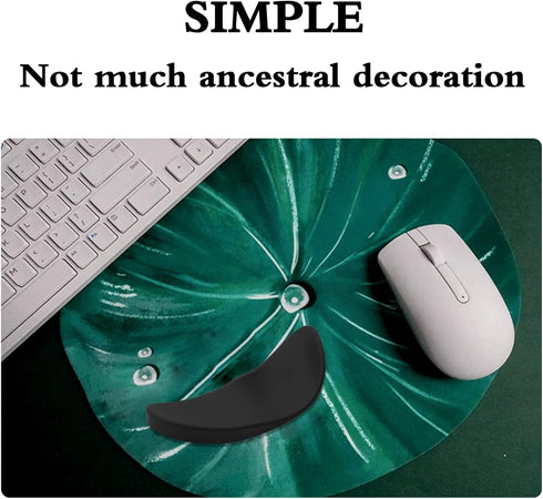 Ergonomic Mouse Wrist Rest Support (Black), Sliding Pad for Office Work, Gaming, Coding, Relief Sliding Gliding