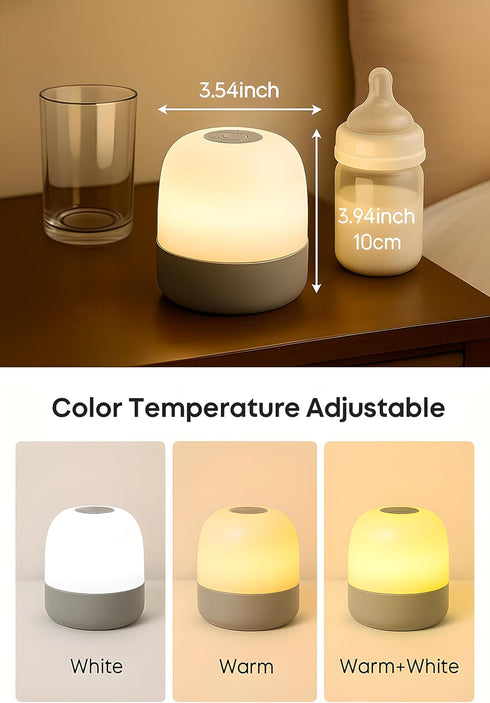 Saincustom Nursery,12 Dimming, Night Light for Kids, Baby Light for Colors Changing Modes & Stepless Nursery Night