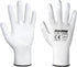 DULFINE Safety Work Gloves PU Coated-12 Pairs,White Seamless Knit Glove with Polyurethane Coated Smooth Grip on Palm & Fingers, for Men and Women, Ideal for General Duty Work (XX-Large)