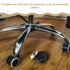 4pcs 1-inch Swivel Caster Wheels with Brake Plastic Replacement Wheels for Office Chair Furniture Cart Rolling