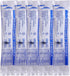 5 Pack 10mL Syringes, 10cc with tsp & mL Measurement and Press-In Cap for Liquid, Food, Oral, Pet, Scientific