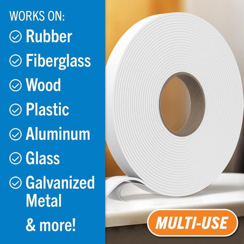 Butyl Tape RV and Marine, White Double Sided Putty Tape for Window Seal Kit, 1/8 x 3/4 x 36 FT