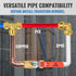 SUNGATOR 1/2 Inch PTC x 1/2 Inch FNPT Pushfit Female Ball Valve, No Lead Brass Plumbing Fittings, Pack of 2 with Clip