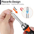ValueMax 13-in-1 Multi-bit Ratcheting Screwdriver Set, Portable Multi-purpose Ratchet Screw-driver Tool