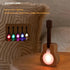 WangMoxi Wooden Guitar Motion Sensor Light Indoor,Peel and Stick Wall Sconces Battery Operated,Magnetic Lights