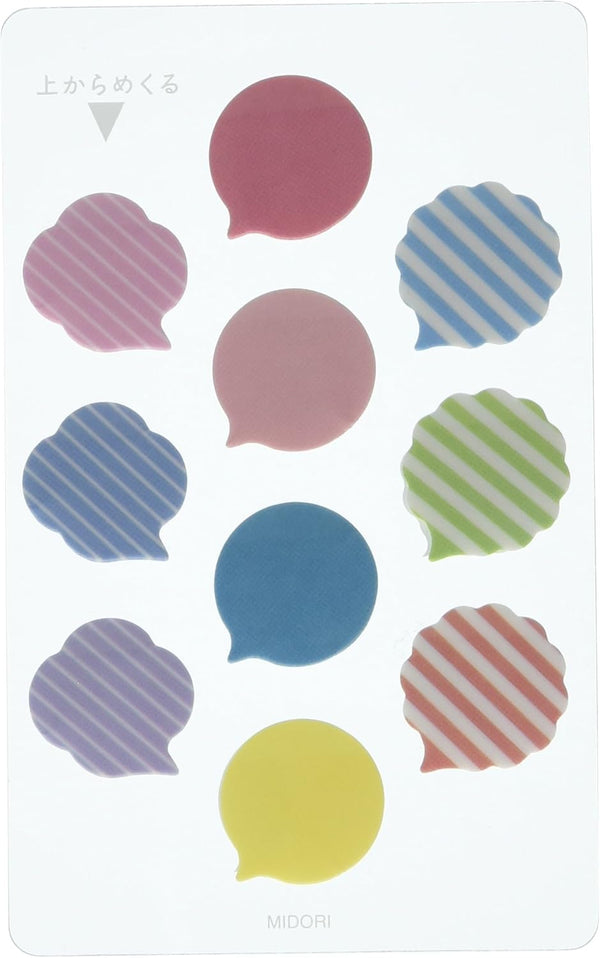 Midori Mini Sticky Note, Film Fusen Comment Bubble