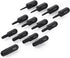 Bates Tamper Proof Torx Bit Set, 13 Pieces Set, T4-T40, Security Torx Bit Set, Star Bits Set, Screwdriver Bit Sets
