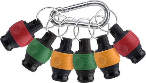 Set Navaris Ball Grip Bit Holder - Carabiner Ring for Holding Drill Bits - Color Coded Bit Extension with Ergonomic
