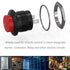 Clyxgs Momentary Push Button Switch No Lock SPST Mini Round Switches, AC 250V / 3A, 20PCS