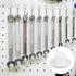 60pcs Pegboard Hook Locks, Fit for 1/4in Pegboard Hook Accessories, Tool Organizer Security Locks (White)