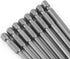Yakamoz 8pcs 1/4 Inch T8-T40 Set 6 150mm Hex Shank Magnetic Torx Head Screw Driver Bit Security Tamper Proof Star Point
