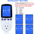Upgraded Watt Power Meter Plug, Home Electrical Usage Monitor, Energy Voltage Amps Tester with Backlight
