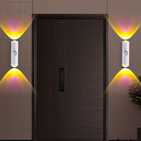 Yckeogln (3 Colors,1PCS Motion Sensor Wall Lamp - Smart Indoor Night Light Wall Light, Stair Light Rechargeable Sensor