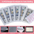 Budget Binder with Zipper Envelopes, A6 Money Organizer for Cash with 12PCS Cash Envelopes, 12PCS Budget Sheets, 28 PCS