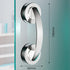 2 Pack Suction Cup Door Handle for Glass Door, Bathroom, Mirror, Cabinet, Strong Vacuum Removable Suction Cup Door Grab