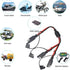 BERLAT 14AWG 1 2 12inch/30cm SAE DC Power Automotive Connector Cable Y Splitter to SAE Extension Cable, Fit