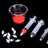 25pcs Luer Lock to Luer Lock Connector, Female Luer Syringe to Syringe Transfer Joint, PP Syringe Adapter Coupler