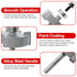 Set 1/4 1pcs 6 1/8", 1/4", 5/16", 3/8", 7/16", 1/2", Professional Rabbet Router Bit Shank with Interchangeable
