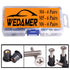 18 Pairs M4 M5 M6 Neoprene Well Nuts with Stainless Steel Screw, Rubber Well Nuts Kit for Kayak and Marine