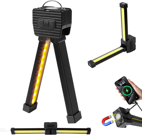 OKNIAO Gym Lamp,Magnetic Gym Lamp for Posing, Portable Magnet LED Flashlight with Hanging