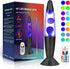 Biulazyda 16" Black LED Liquid Motion Lamps, 17 Colors Changing Lamp with Remote,