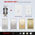 ENERLITES 30 Amp Double-Pole Toggle Light Switch, 30A 120/277V, Self-Grounding, Industrial Grade, UL Listed, White