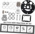 1 Set Pump Maintenance Kit for Pneumatic Diaphragm Pump Tool, Air Valve Repair Kit